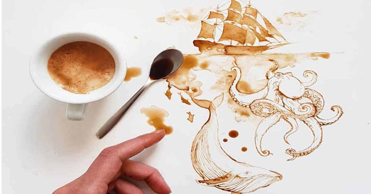 How to Stretch Your Creativity Tips & Tricks for Painting with Coffee