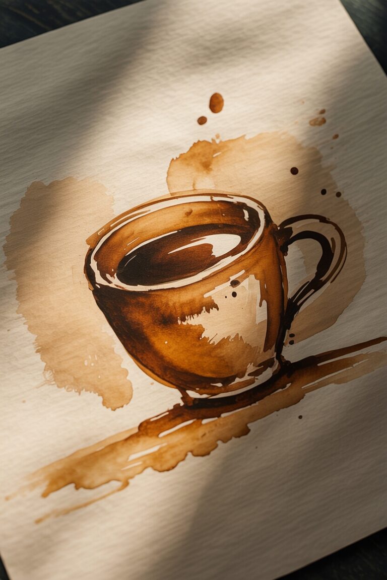 coffee painting ideas 10