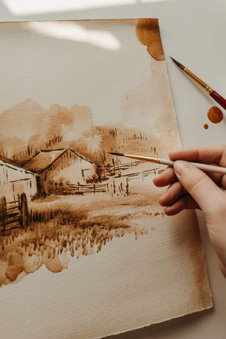 coffee painting ideas 7