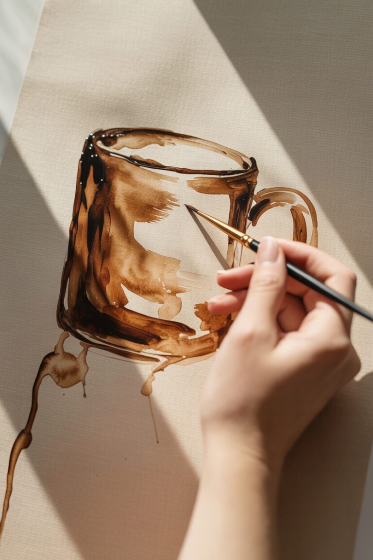 coffee painting ideas 9