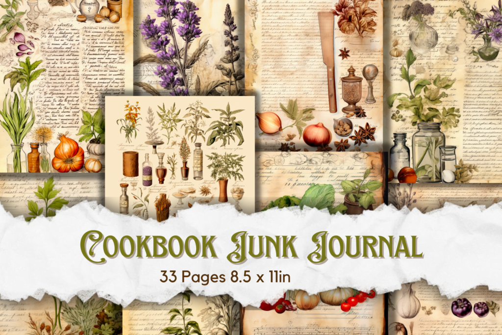 Cookbook Junk Journal