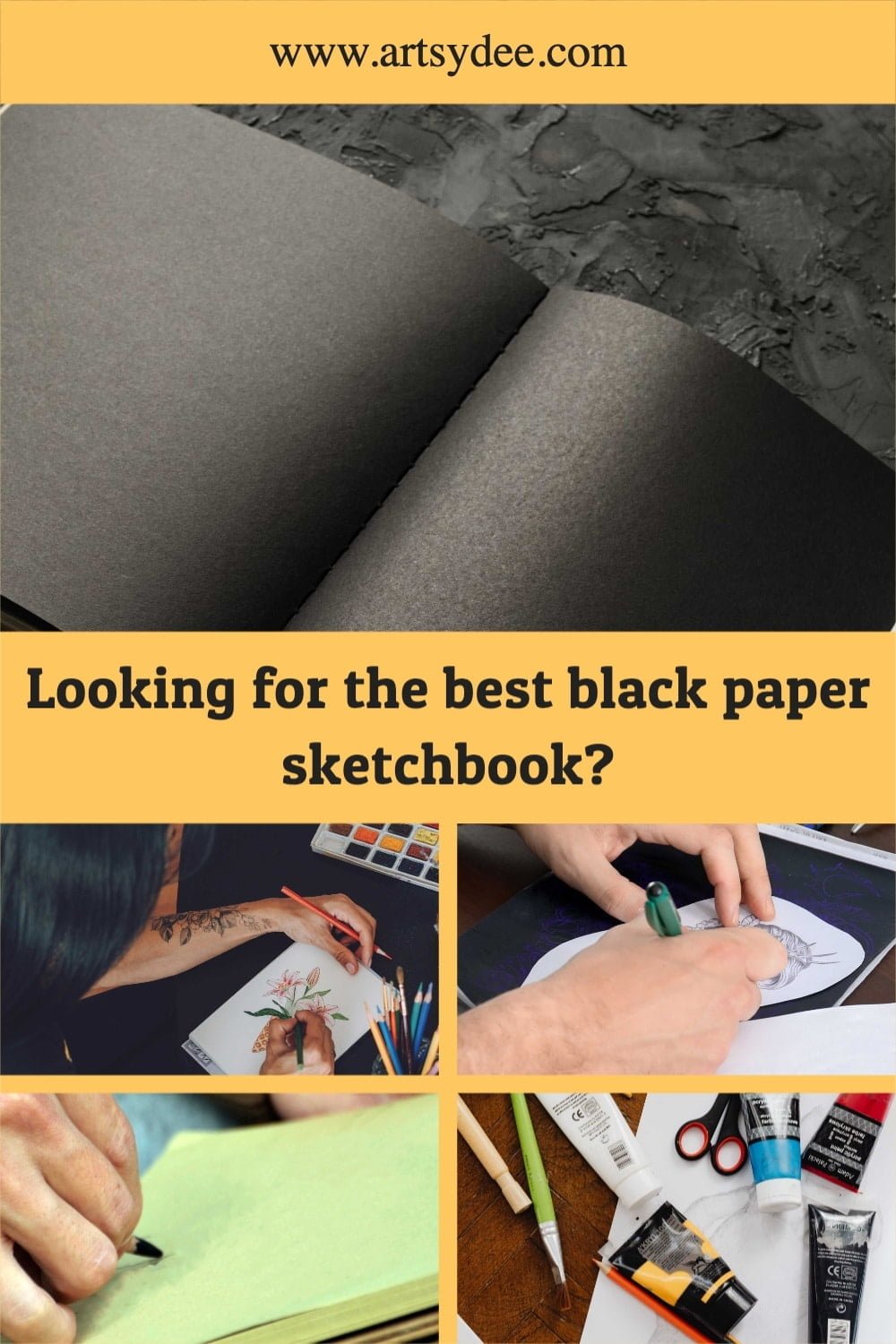 10 Best Black Paper Sketchbooks & Black Paper Drawing Ideas! Artsydee