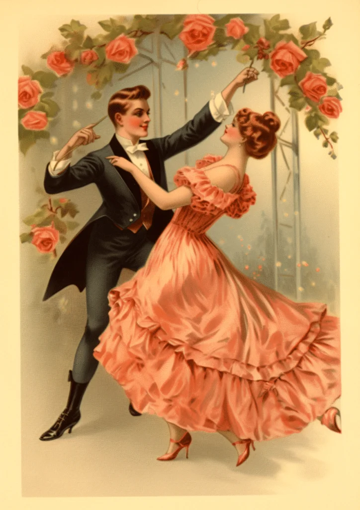 Vintage Dance Card 
