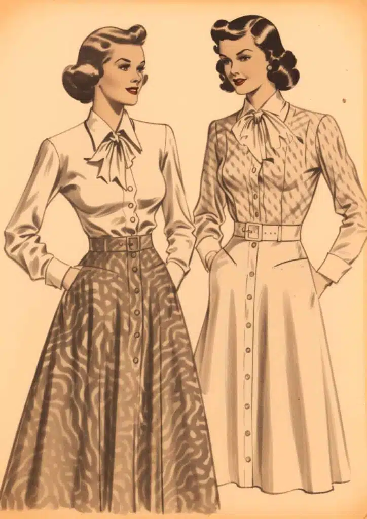 Vintage Fashion Models