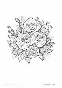 19 Free Rose Printables for Your Creative Arts &amp; Craft Projects ...