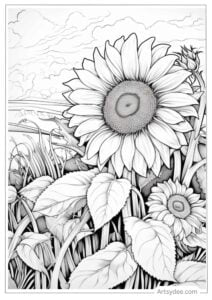 14 Free Sunflower Printables: Gorgeous Templates for your Next Artwork ...