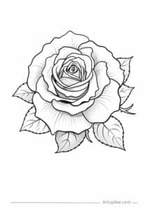 19 Free Rose Printables for Your Creative Arts &amp; Craft Projects ...