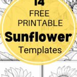 Free Printable Sunflower Templates