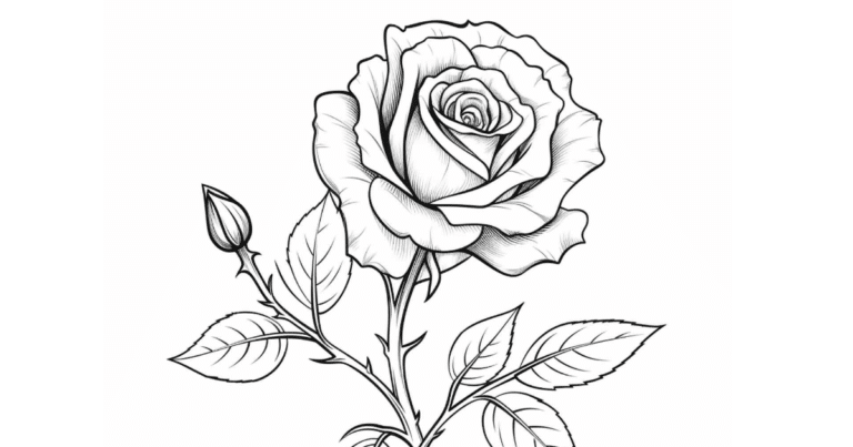 19 Free Rose Printables for Your Creative Arts &amp; Craft Projects ...