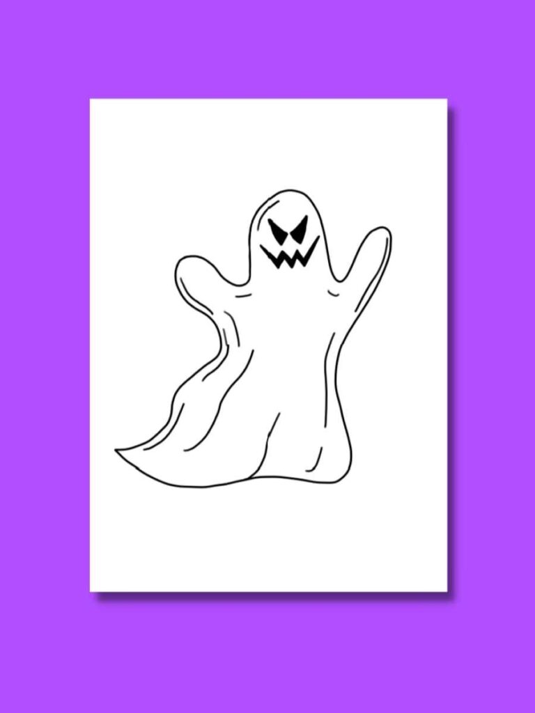 Looking for a Ghost Cut Out Template? 5 Free Spooky Printables ...