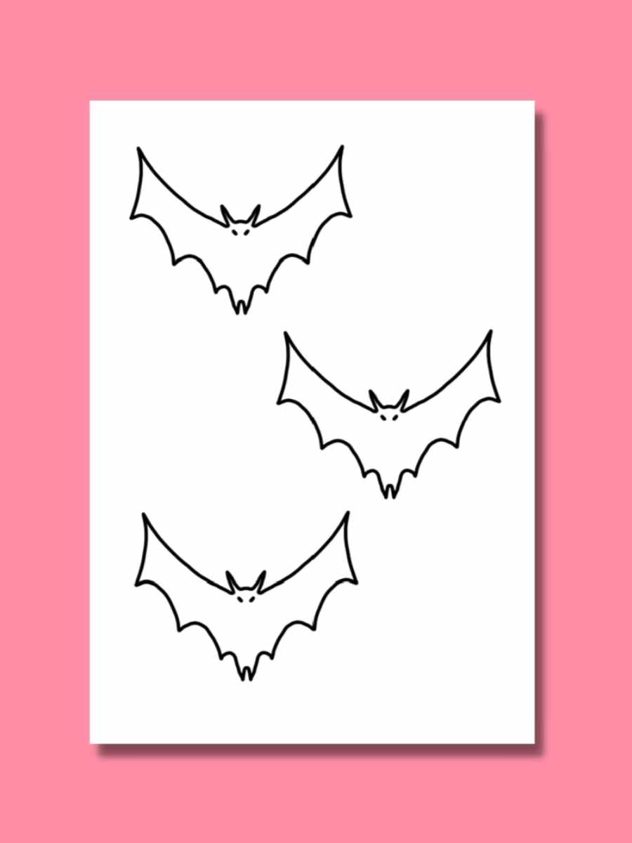 Looking for a printable bat template? 7 FREE Fun bat printables ...