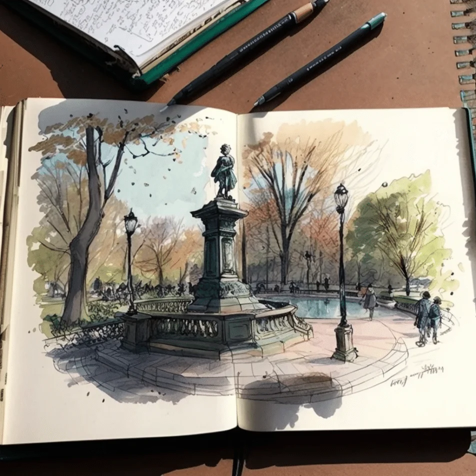 best travel sketchbook for urban sketching