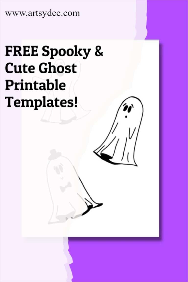 Looking for a Ghost Cut Out Template? 5 Free Spooky Printables ...