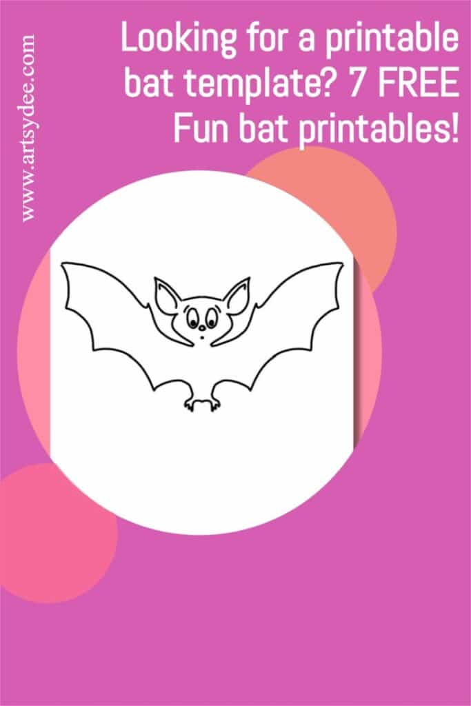 Looking for a printable bat template? 7 FREE Fun bat printables ...