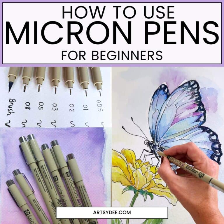 how to use micron pens for beginners