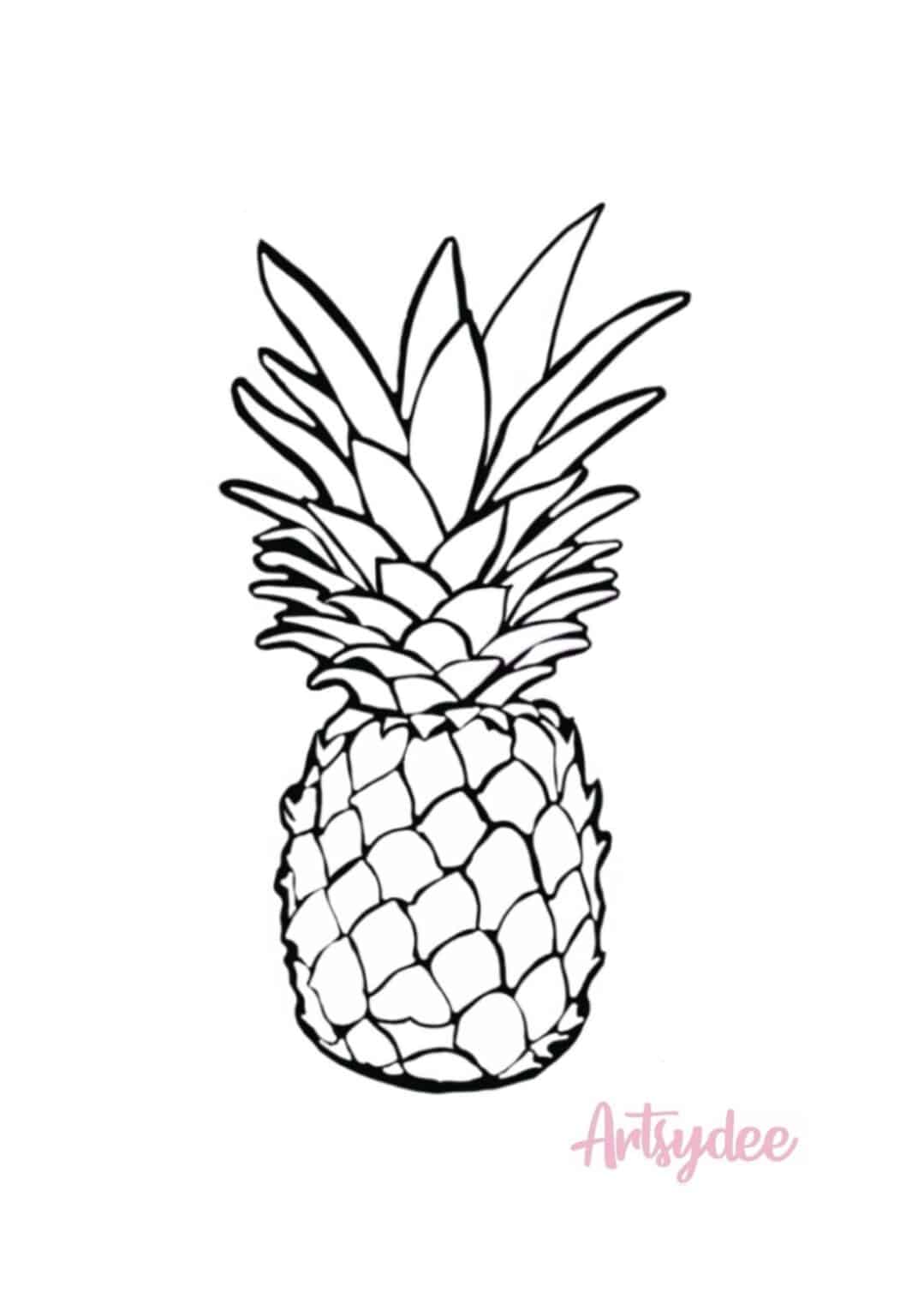 looking-for-a-pineapple-stencil-template-5-free-fruity-pineapple