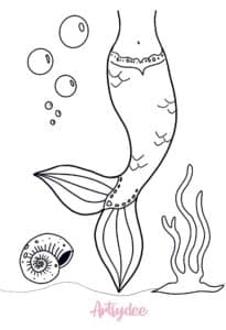 Looking for a Mermaid Tail Template? 5 FREE Magical Mermaid-Tail ...