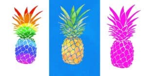 Looking for a Pineapple Stencil Template? 5 FREE Fruity Pineapple Printables!