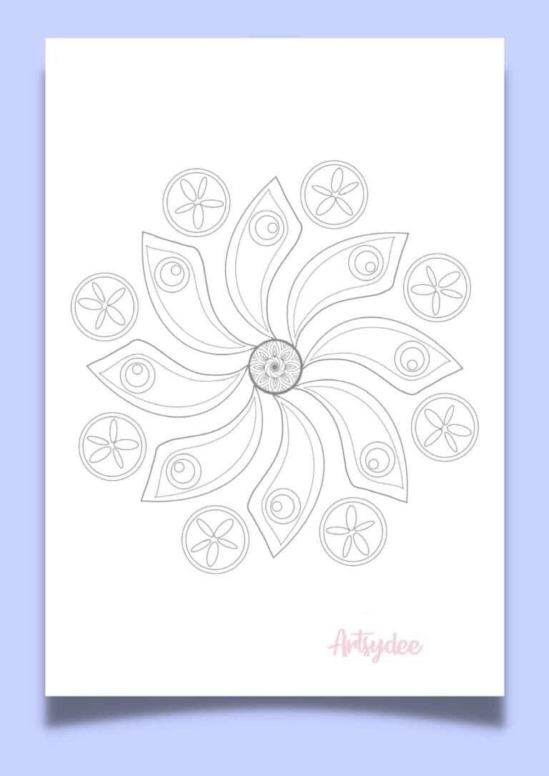 Looking for a Mandala Template? 10 FREE Mystical Mandala Printables to ...