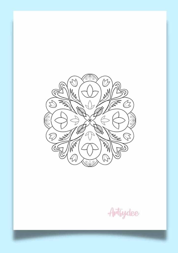 Looking for a Mandala Template? 10 FREE Mystical Mandala Printables to ...