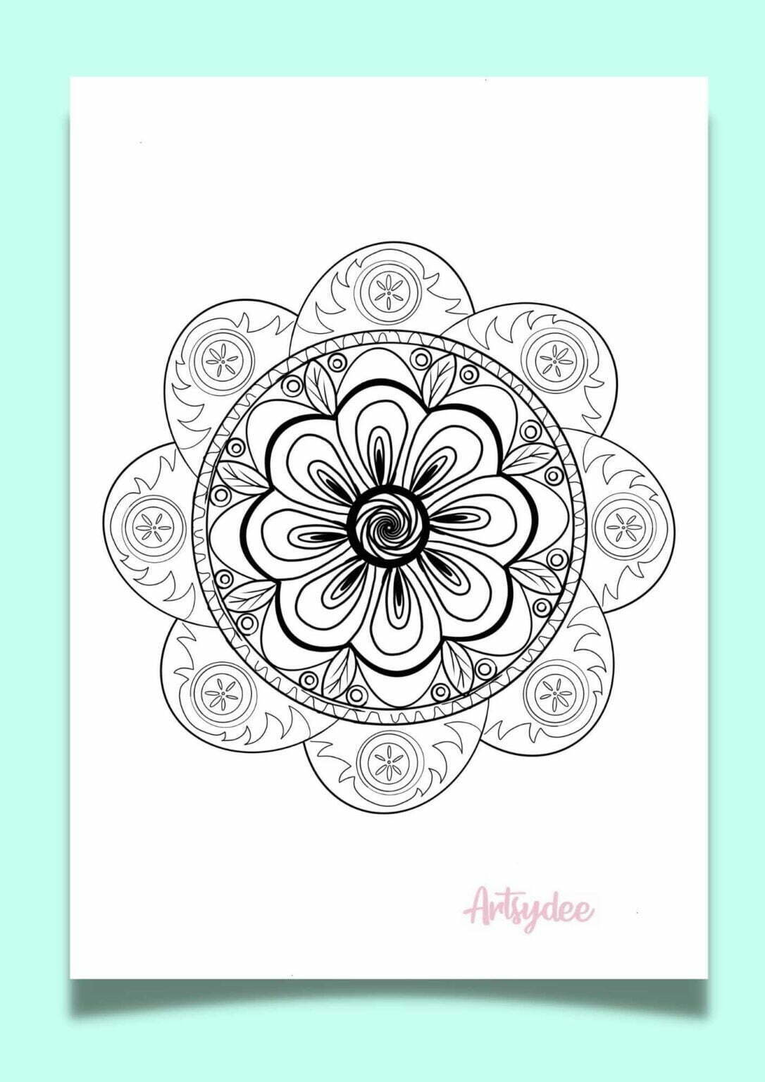 Looking for a Mandala Template? 10 FREE Mystical Mandala Printables to ...