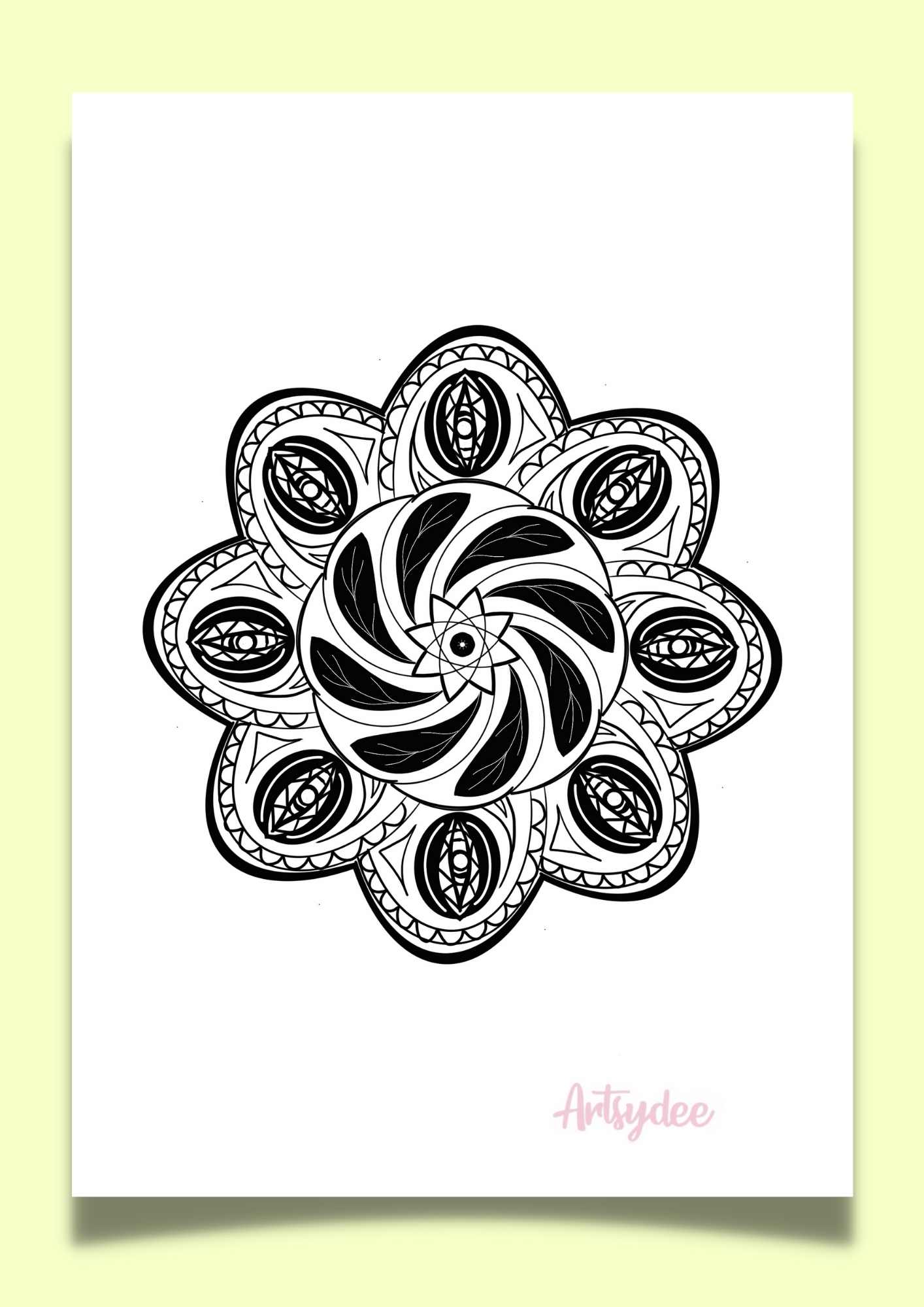Looking for a Mandala Template? 10 FREE Mystical Mandala Printables to ...