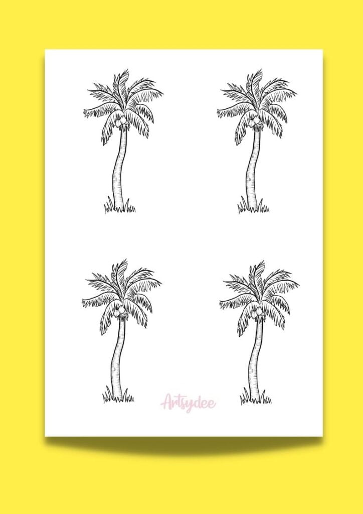 Looking for a Palm Tree Template? 8 Free Palm Tree Printables for your ...