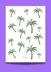 Looking for a Palm Tree Template? 8 Free Palm Tree Printables for your ...
