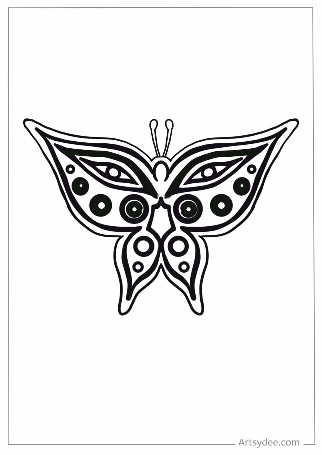 38 FREE Butterfly Stencil Templates: Flutter Into Creativity ...