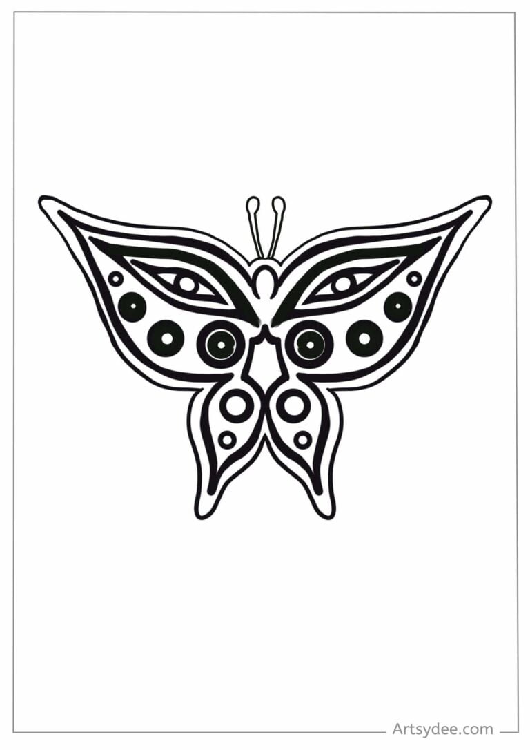 38 FREE Butterfly Stencil Templates: Flutter Into Creativity ...