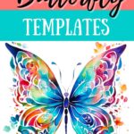 Butterfly stencil templates
