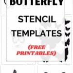 Butterfly stencil templates
