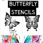 Butterfly stencil templates