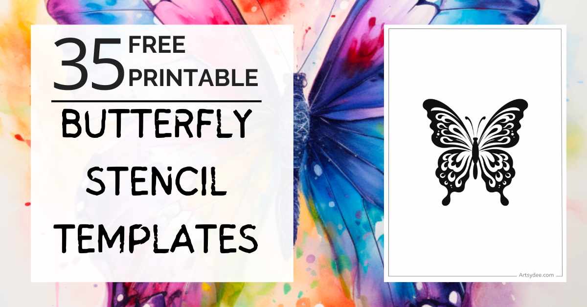 butterfly stencil templates