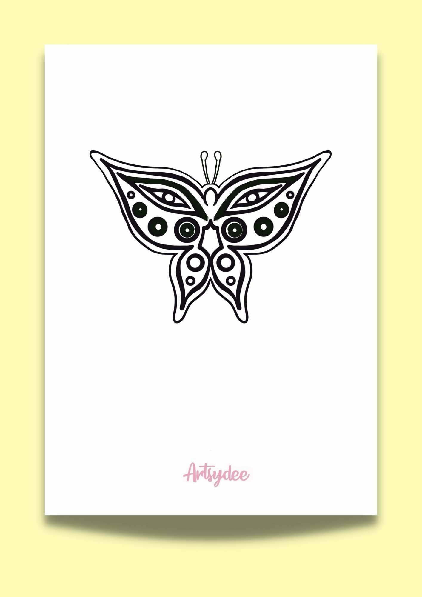 21 Butterfly Stencil Templates | FREE Printables for Your Creative ...