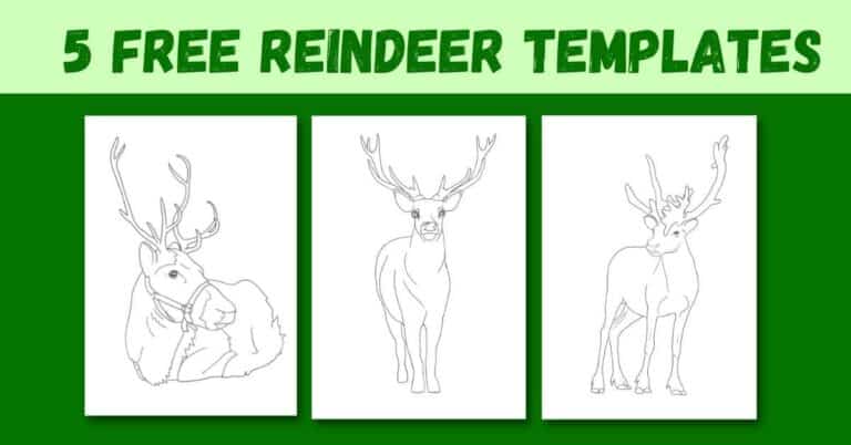 Reindeer template featured image