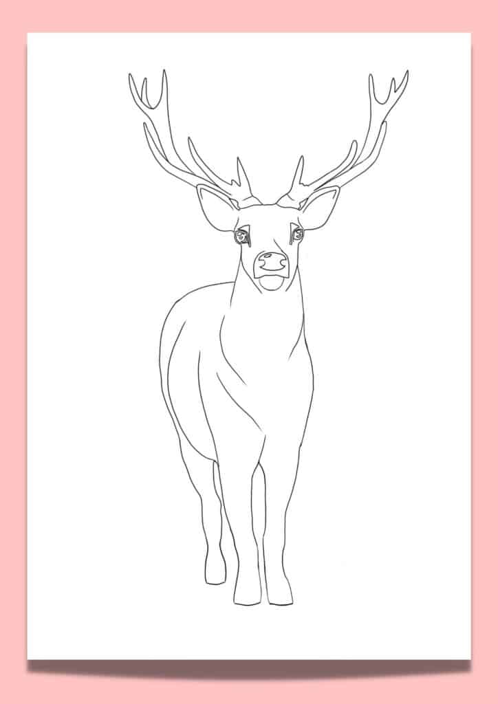 Looking for a Reindeer Template? 5 FREE Reindeer Printables! - Artsydee ...