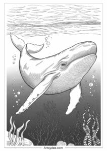 20+ Free Printable Whale Templates for Watercolor &amp; Crafts! – Artsydee ...