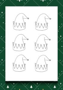 Elf Hat Template | 3 Free Printables for your Art Journal – Artsydee ...