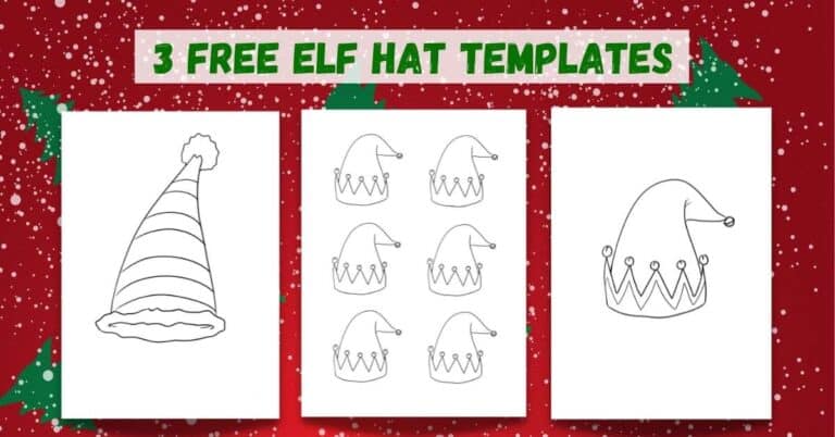 elf hat template
