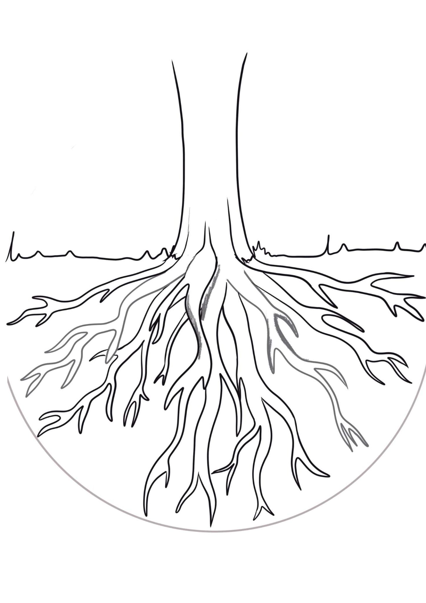 Draw Tree Roots in 10 Easy Steps! - Artsydee - Drawing, Painting, Craft ...