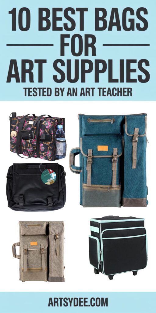 CARRYING ART SUPPLIES TO CLASS BEST ART BAGS 3
