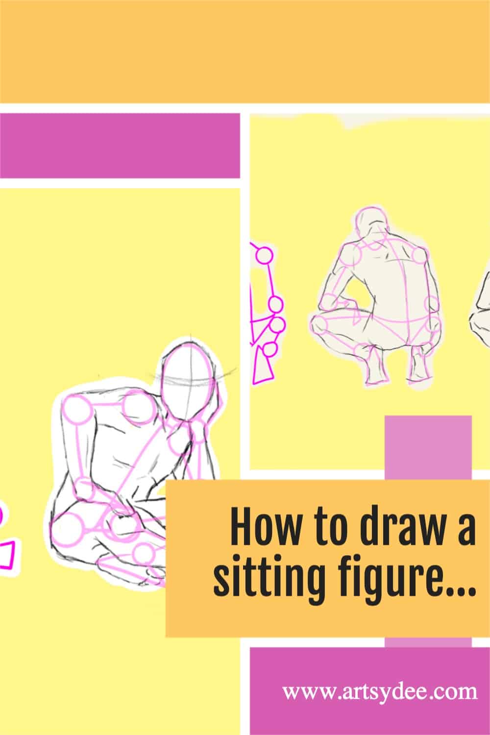 Sitting Drawing Reference | 18 Free Poses to Help You with Figure ...