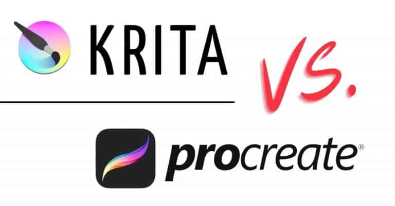 Krita vs Procreate Featured Image
