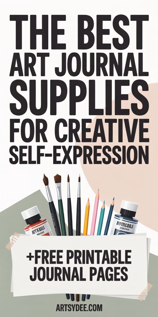 art journal supplies