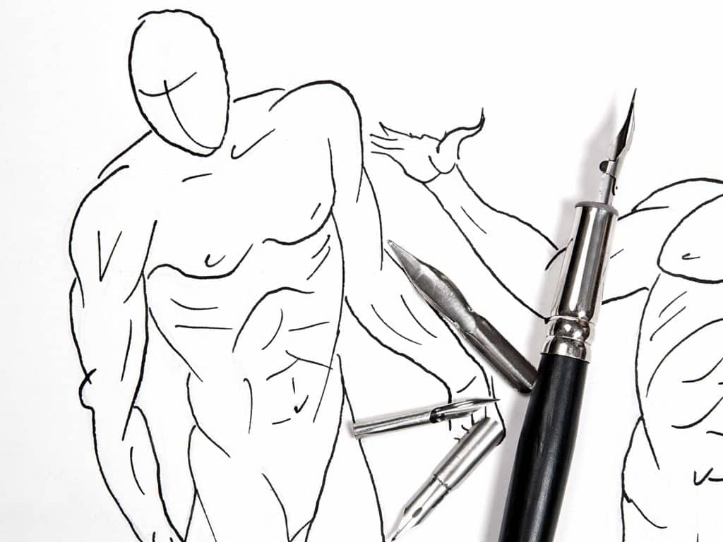 best paper for ink drawing figures