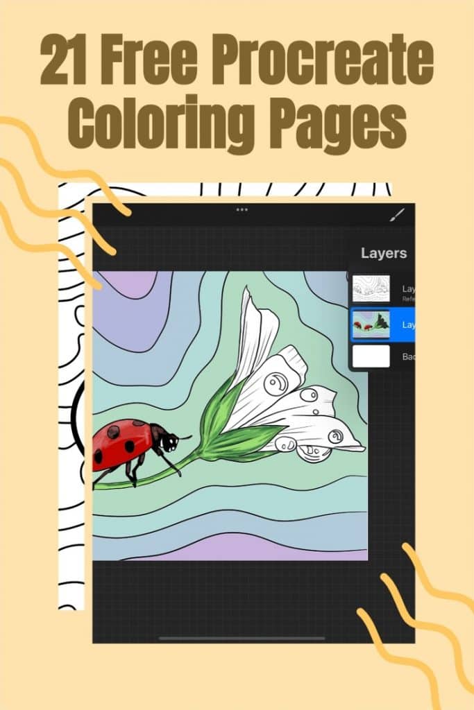 Procreate coloring pages featured image