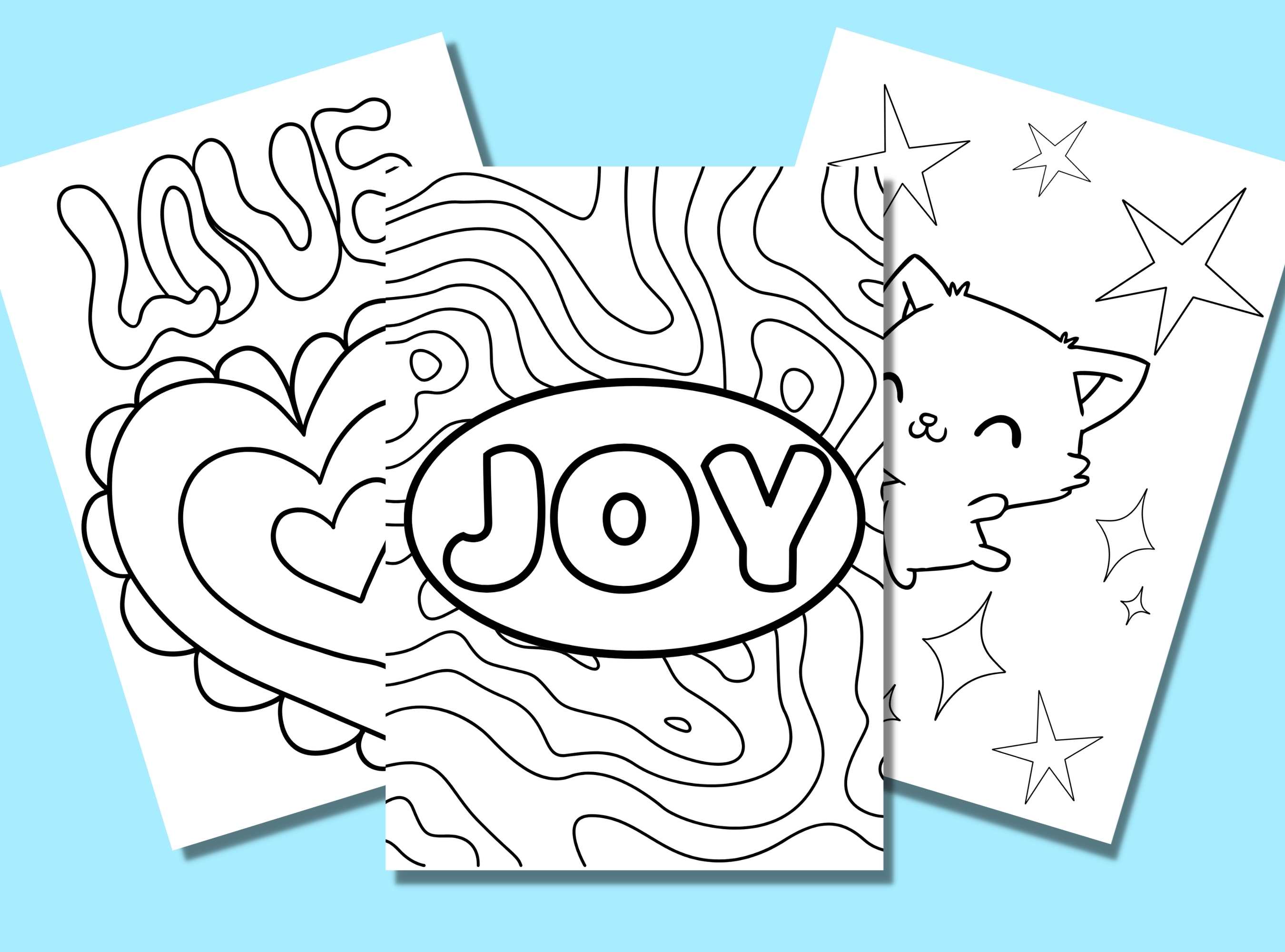 procreate colouring pages free