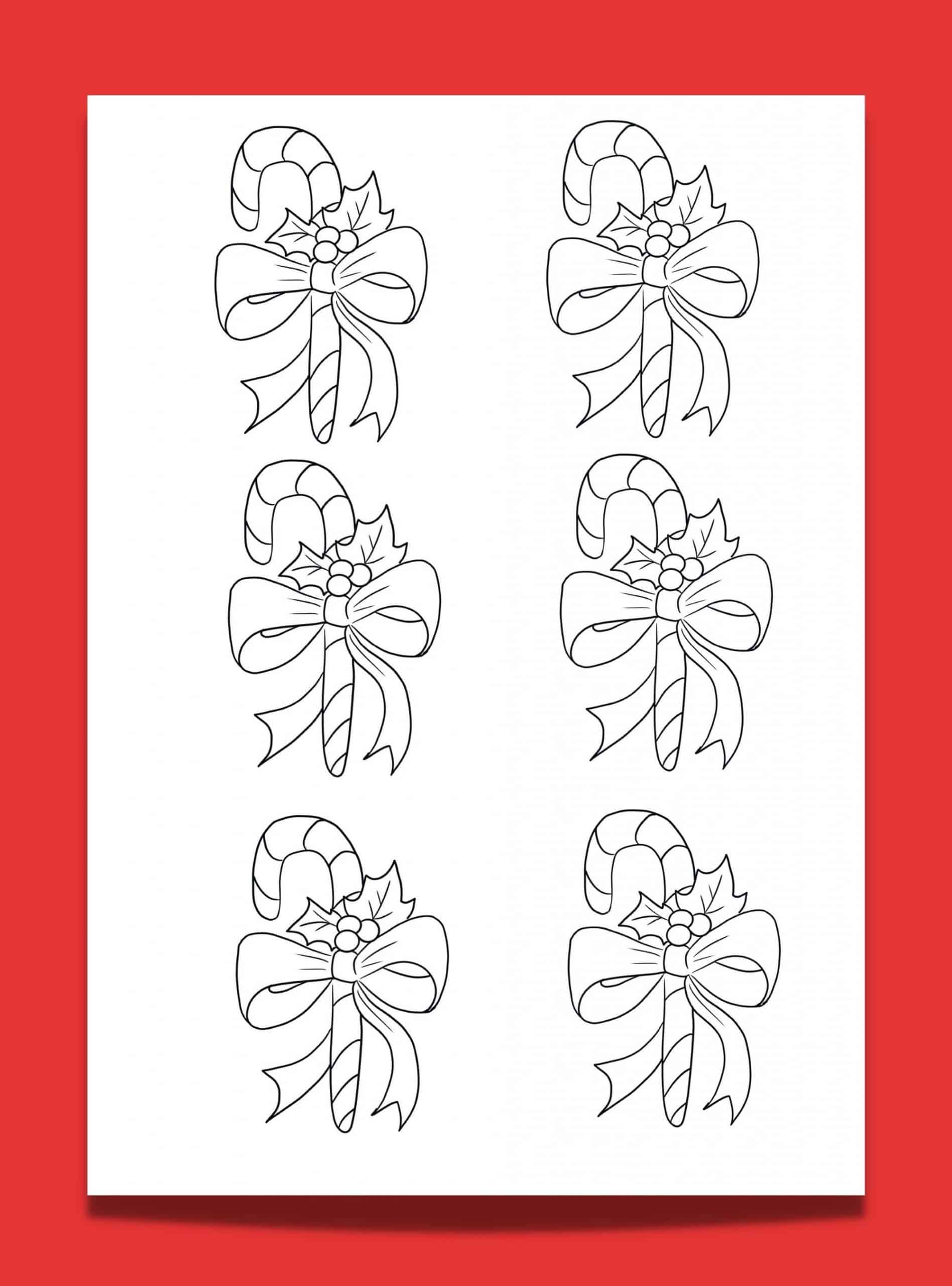 Looking for a Candy Cane Template? 10 x Free &amp; Festive Candy Cane ...