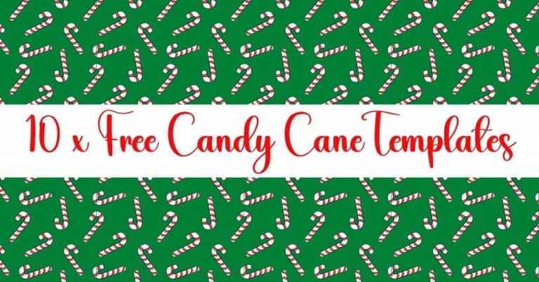 candy cane template feature image